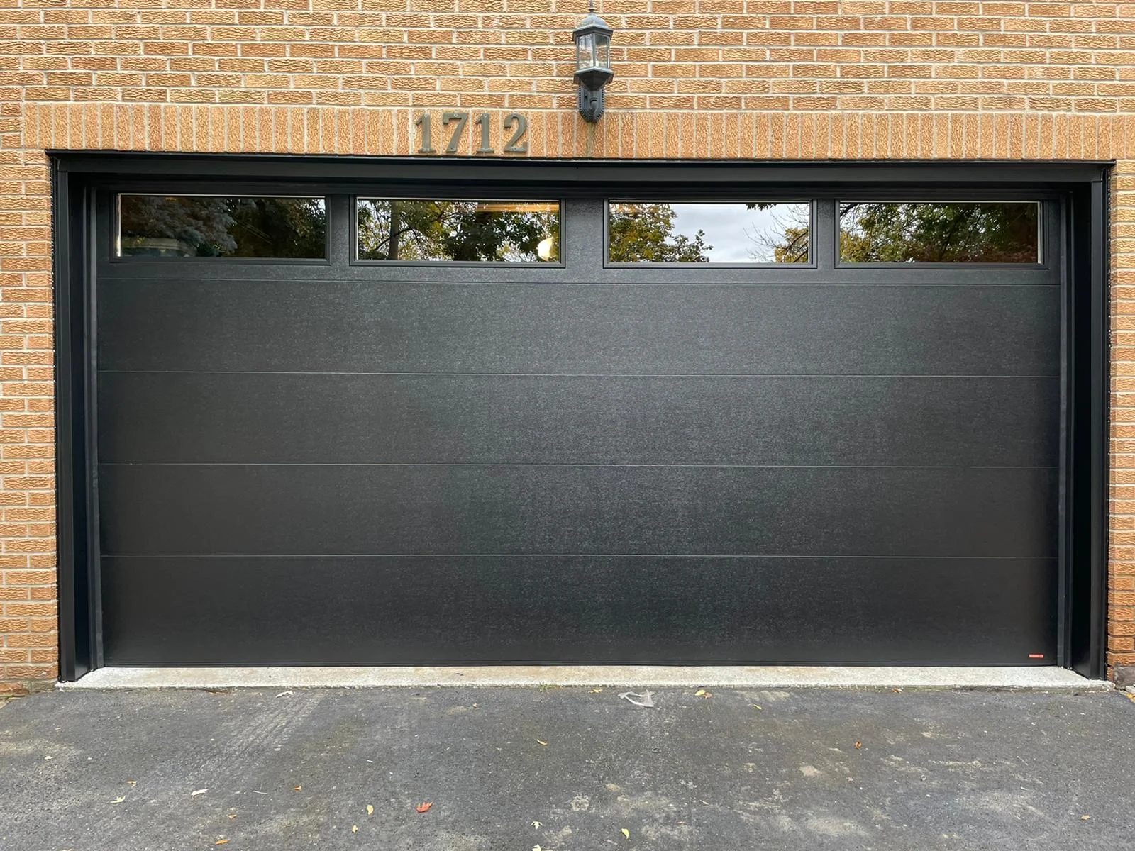 Clear Glass Garage Door Installation