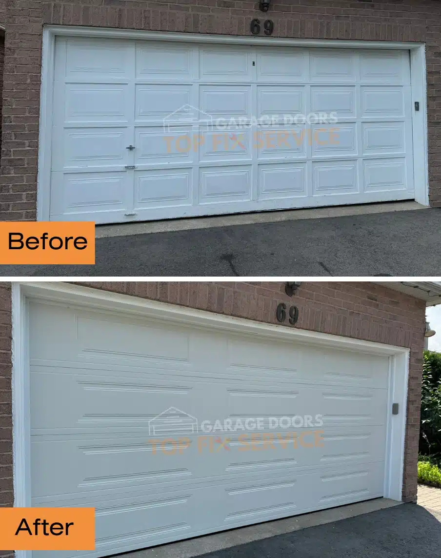 Premium Garage Door Flush Model Installation